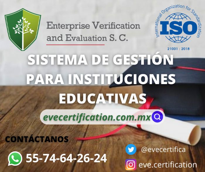 CERTIFICACION ISO 21001